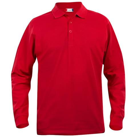 Basic Polo L /s Junior Rosso 90/100 - Foto 1