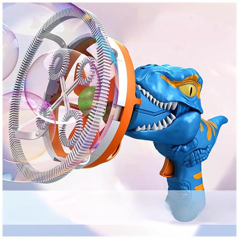 Pistola Elettrica Per Bolle Di Sapone Per Bambini Blu - Foto 6