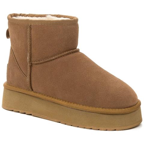 Camel Casual Closed Booties Stivaletti Pelle Scamosciata /nabuk Scarpe Donna Marrone Eu 39, 848990/02-01 - Foto 1