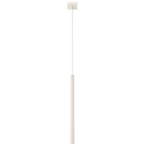 Sollux Lighting Lampada A Sospensione Pastelo 1 Beige Sl.1512 - Moderno Lampada A Sospensione Beige 114x8x8 Cm - Foto 1