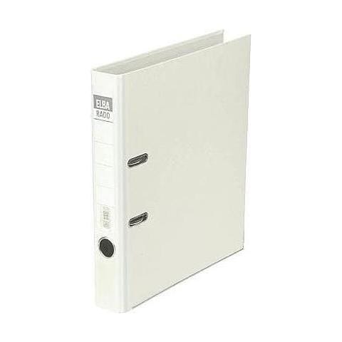 Cartella Rado Brillante Larghezza Dorso 50 Mm Bianco Din A4 Copertina Esterna /interna In Acrilato (10414 We) - Foto 1