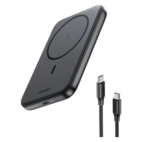 25207 batteria portatile 5000 mAh Carica wireless Nero - Foto 1