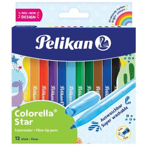 822305 Marcatore Fine Colori Assortiti 12 Pz - Foto 1