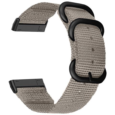 Cinturino In Tela Di Nylon Per Fitbit Versa 3/sense Black - Foto 1
