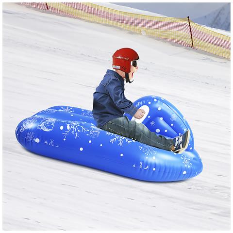 Tappetino Per Moto D'acqua Hybrid, Per Neve E Acqua. Con Maniglie. 120x68 Cm. 120x50x68 Centimetri. Colore Blu - Foto 2