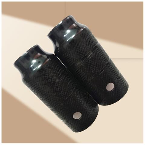 Pedane Per Mountain Bike - Poggiapiedi Per Bicicletta In Metallo Nero 50 Mm - Foto 3