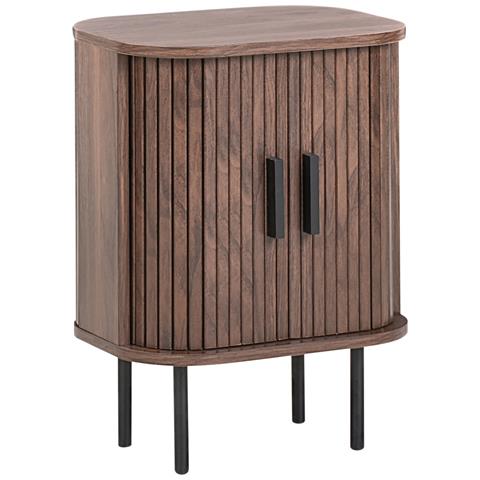 Comodino Bradley Marrone Scuro - Foto 2