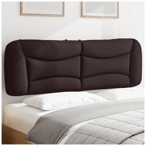 Cuscino Testiera Marrone Scuro 160 cm in Tessuto - Foto 2