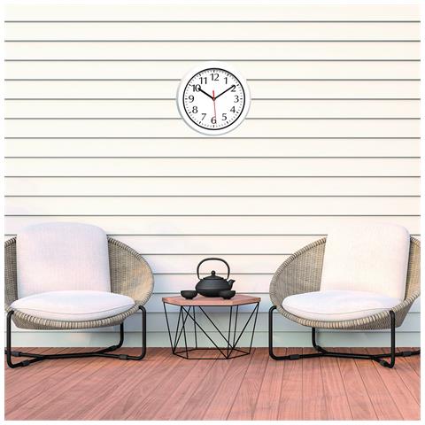 60.3542.02 orologio da parete e da tavolo Rotondo Bianco - Foto 2