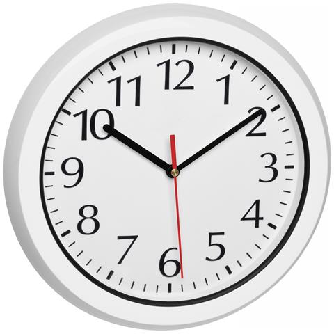 60.3542.02 orologio da parete e da tavolo Rotondo Bianco - Foto 1