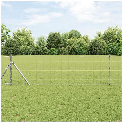 Euro Fence con 13 pali 0.6x50 m Acciaio galvanizzato - Foto 2