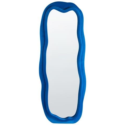 Specchio Beaune 56 Cm 160 Cm Velluto Blu - Foto 7