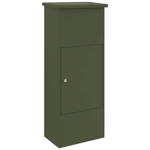 Cassetta per pacchi Oliver verde 44.5 x 29 x 110.5 cm Acciaio - Foto 1