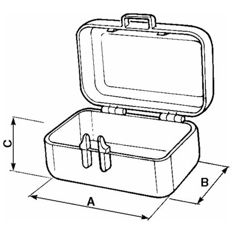 Cassetta In Nylon Piccola 165x70x100mm Confezione Da 2 Pezzi - Foto 2