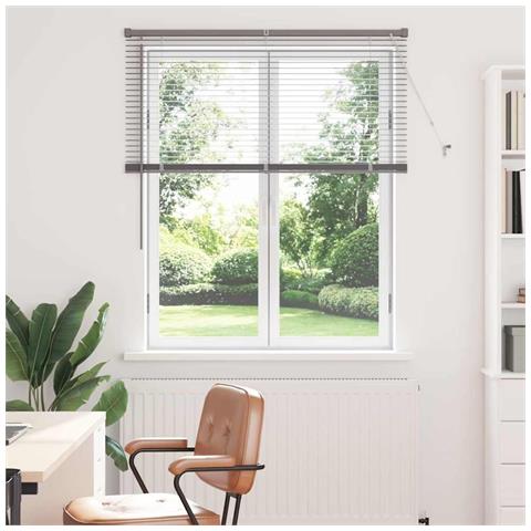 Tenda per Finestra con tende Manuale Argento Alluminio - Foto 2