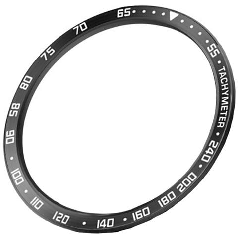 Anello Lunetta In Acciaio Inossidabile Compatibile Con Samsung Galaxy Watch8 44mm - Protezione Elegante White+black - Foto 1