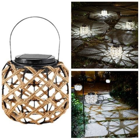 Lanterna Solare Da Giardino Per Esterni - Illuminazione Decorativa A Led Per Patio, Cortile E Vialetto White - Foto 1