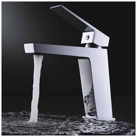 Imex Miscelatore Monocomando Lavabo Serie Art Corpo In Ottone Finitura Cromata Cartuccia Ceramica Ø35mm Tubi Flessibili 3-8 Inclusi Materiale Ottone E Zama Modello Imex-bdar025-1 - Foto 1