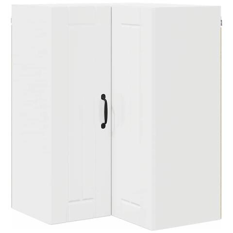 Mobile da cucina con lo scaffale Bianco Lucido 57 x 57 x 80 cm - Foto 1