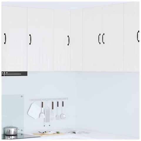 Mobile da cucina con lo scaffale Bianco Lucido 57 x 57 x 80 cm - Foto 2