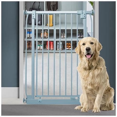 Bettacare Cancelletto Per Cani Elite Extra Alto, 207cm - 216cm, Grigio Opaco, Extra Alto Con 100cm Di Altezza - Foto 4