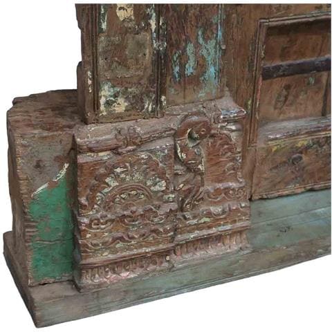 Porta In Legno Marrone 164x34x220h Cm - Foto 8