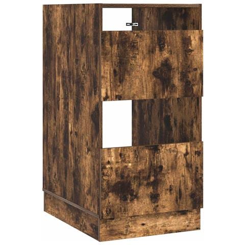 Mobile da lavanderia con porta Rovere fumé Legno multistrato - Foto 1
