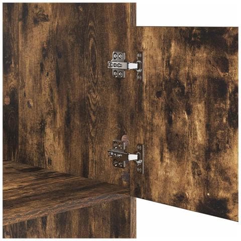 Mobile da lavanderia con porta Rovere fumé Legno multistrato - Foto 9