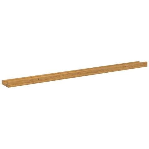 Scaffale da parete 2 pcs Beige 100 x 9 x 3 cm Legno multistrato - Foto 9
