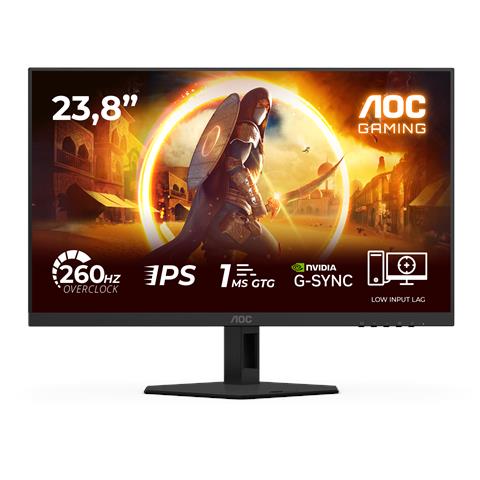 G4 24G4ZRE Monitor PC 23.8" 1920 x 1080 Pixel Full HD LED Nero, Rosso - Foto 1