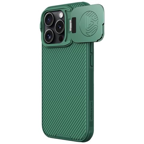 Cover per iPhone 16 Pro - TPU+PC, Verde - Foto 1