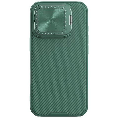 Cover per iPhone 16 Pro - TPU+PC, Verde - Foto 2