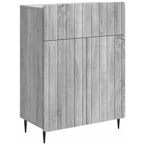 Credenza Grigio Sonoma 66 x 34,5 x 92 cm Legno ingegnerizzato - Foto 1