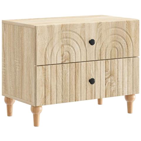 Armadio da Notte con cassetto Rovere Sonoma 62 x 34,5 x 48 cm - Foto 1