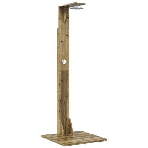 Doccia da esterno 214,5 cm Naturale - Foto 1