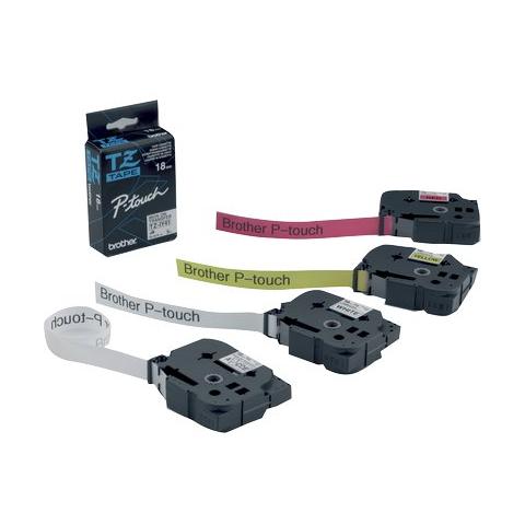 Nastro per Etichettare Formato 9 mm Nero su Bianco - Foto 1