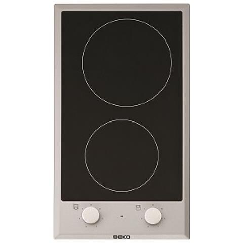 Piano Cottura HDCC 32200 X Elettrico 2 Zone Cottura da 30 cm Colore Nero - Foto 2