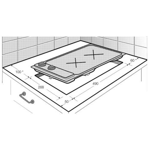 Piano Cottura HDCC 32200 X Elettrico 2 Zone Cottura da 30 cm Colore Nero - Foto 4