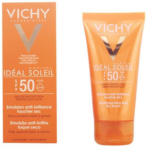 Idéal Soleil Emulsion Anti-brillance Tou Cher Sec Spf50 50 Ml - Foto 2