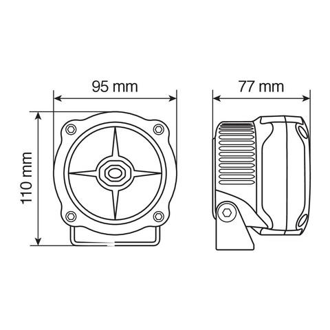 Max-lum 1, Coppia Fari Ausiliari A Led, 12v - Foto 2