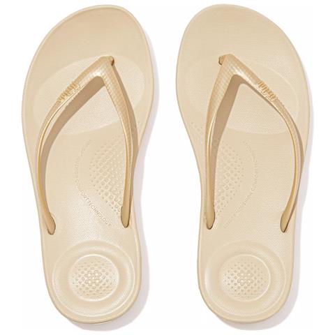 Women Iqushion Ergonomic Flip-flops E54-010, Donne, Beige, 38 - Foto 11