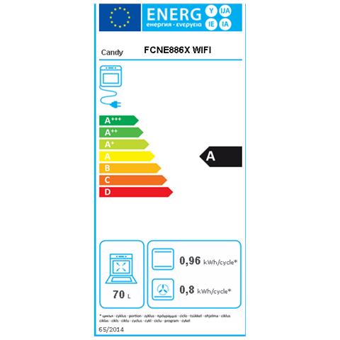 Forno Elettrico da Incasso FCNE886X WIFI Capacità 70 L Multifunzione Ventilato Colore Inox - Foto 3