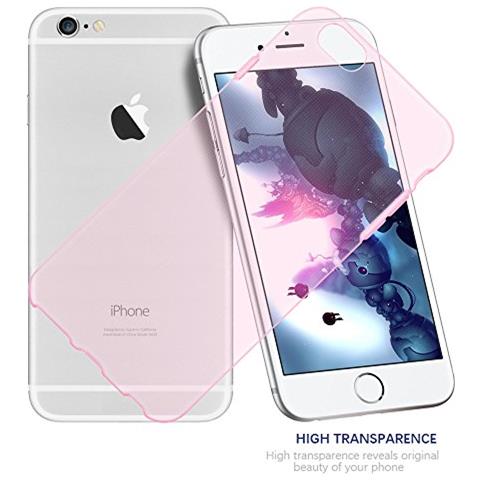 Cadorabo Custodia Compatibile Con Apple Iphone 6 / Iphone 6s In Rosa Transparente - Coperchio Protettivo In Silicone Tpu Flessibile - Foto 2