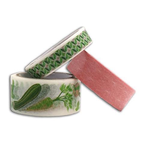Oh My Green Set Di 3 masking, Washi Tape, Verde / rosa, 500 x 1 x 0,1 cm - Foto 1