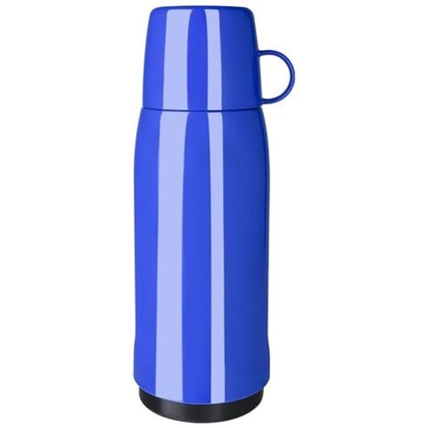 Bottiglia Termica Rocket Blu L 0,75. Chiusura A Vite. Ermetico Al 100%. Con Bicchiere - Foto 1