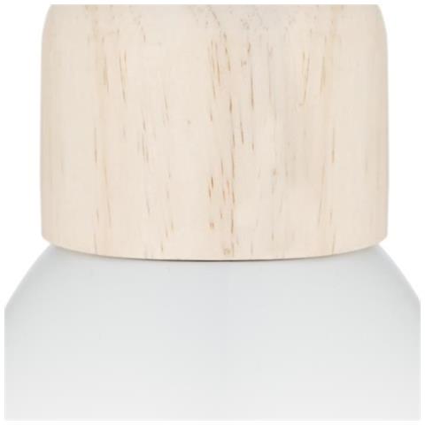 Lampada A Sospensione In Metallo - Ø 15 X H 19 Cm - Bianco - Foto 3