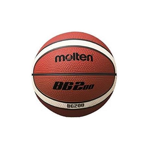 Bg200 Pallacanestro Indoor Outdoor Gomma Taglia 1 Formato Di Divertimento Arancione Avorio Adatto A Boys Girls 2 3 4 5 6 7 - Foto 1