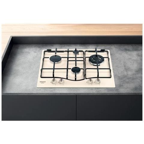 Piano Cottura 7HPCN 640T (OW) R / HA a Gas 4 Fuochi Gas Colore Bianco Antico - Foto 5