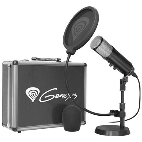 Microfono Da Gioco Genesis Radium 600 Usb 2.0, Nero - Foto 1