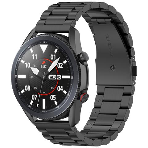 Cinturino Per Orologio 22 Mm Huawei Watch Gt /magic /ticwatch Pro In Acciaio Inossidabile Black - Foto 17